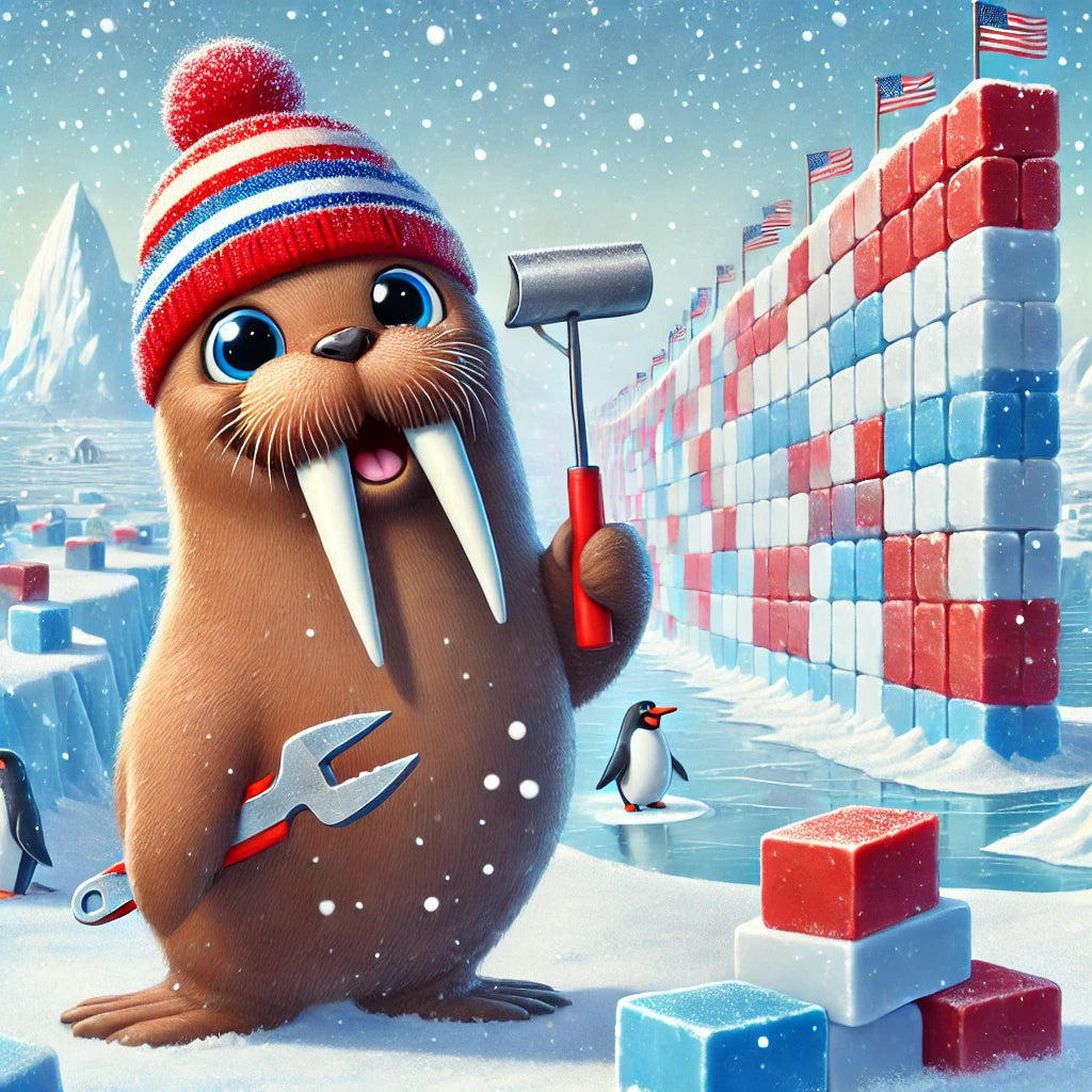 Bill The Walrus Magnet (3 inch)